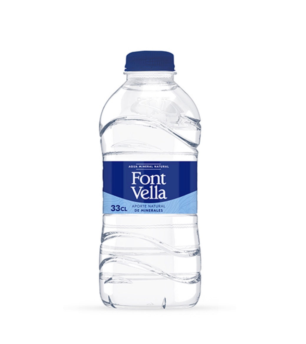 Botella agua 33cl