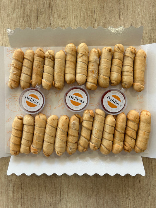 Tequeños de Queso con Mermelada de Fresa (24ud)